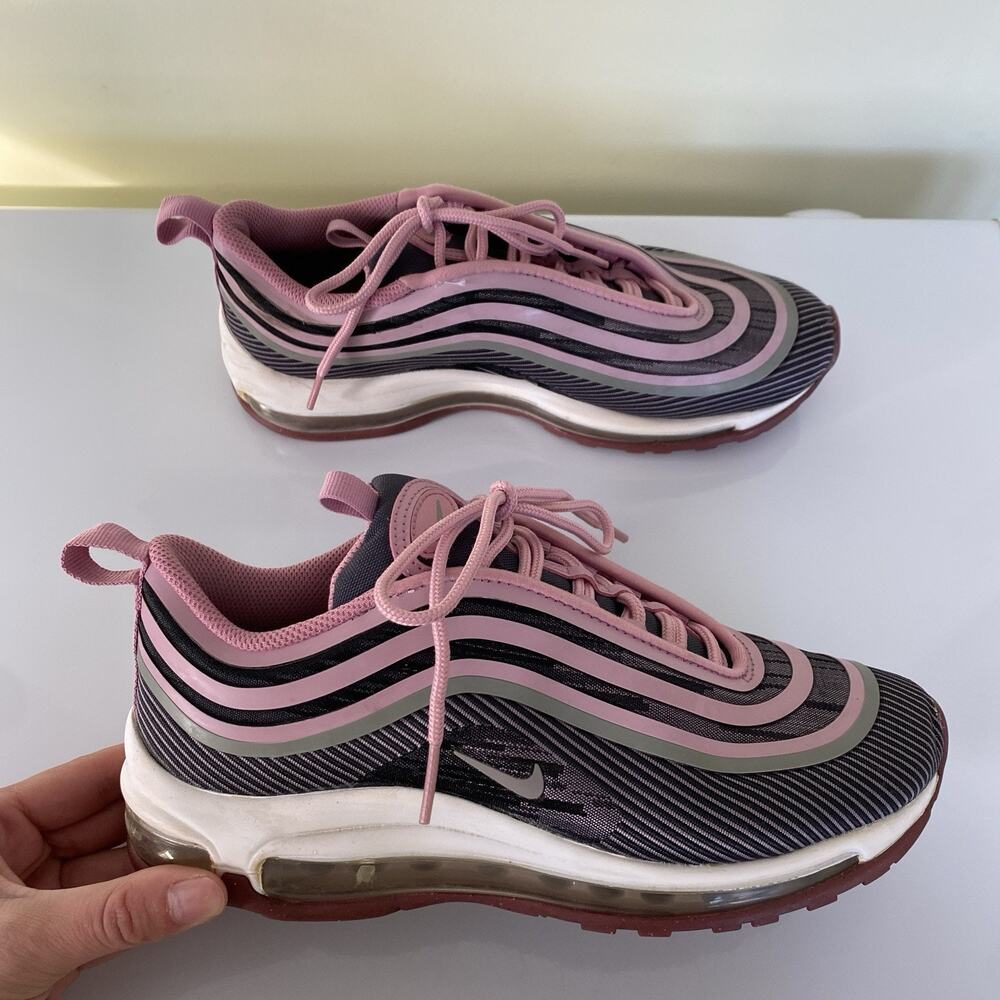 63 Nike Air‎ Max 97 Ultra Pink Running Shoes 917998-601 Size 5.5Y